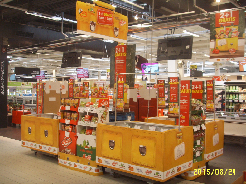 Central aisle promotion
