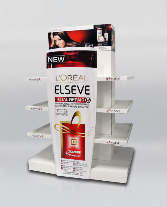 Floordisplay for hypermarket floordisplay